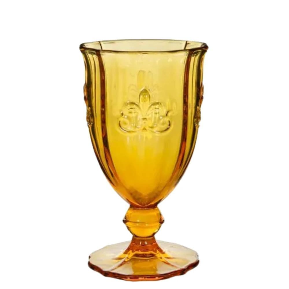 Conjunto de Taças para Água de Vidro Belle Âmbar 300ml 4pçs