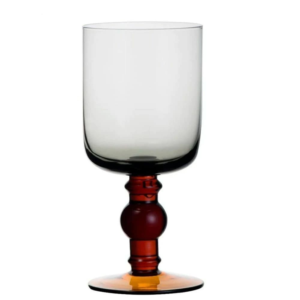 Conjunto de Taças para Vinho de Vidro Fracalanza Vivre Fumê 280ml 2pçs
