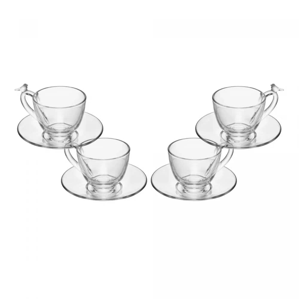 Conjunto de Xícaras De Chá 4 Peças Bird 180mL - Wolff