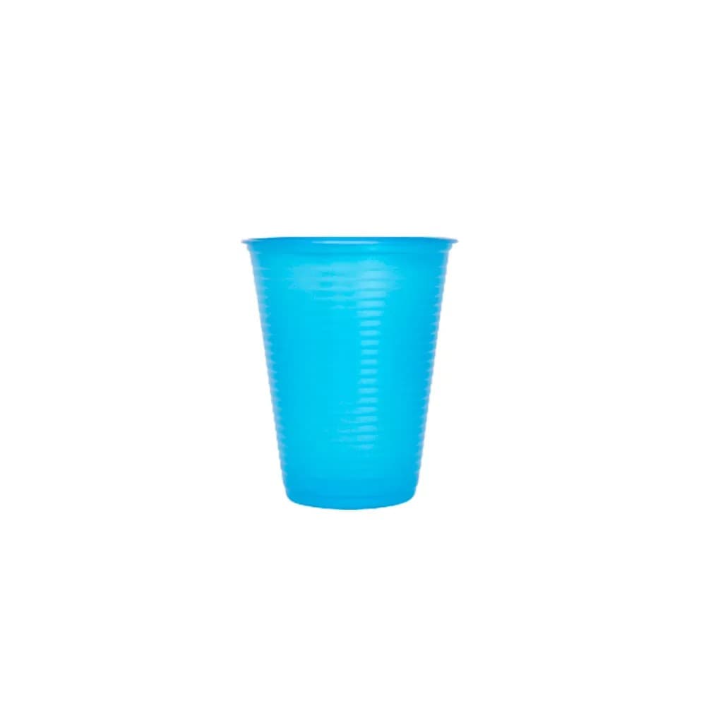 Copo Descartável 200mL Azul Perolado 50 Unidades - Bello Festas