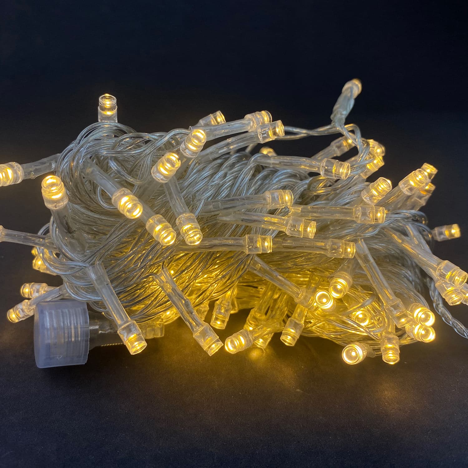 Cordão 100 Leds Fixo Branco Morno 220v - V8