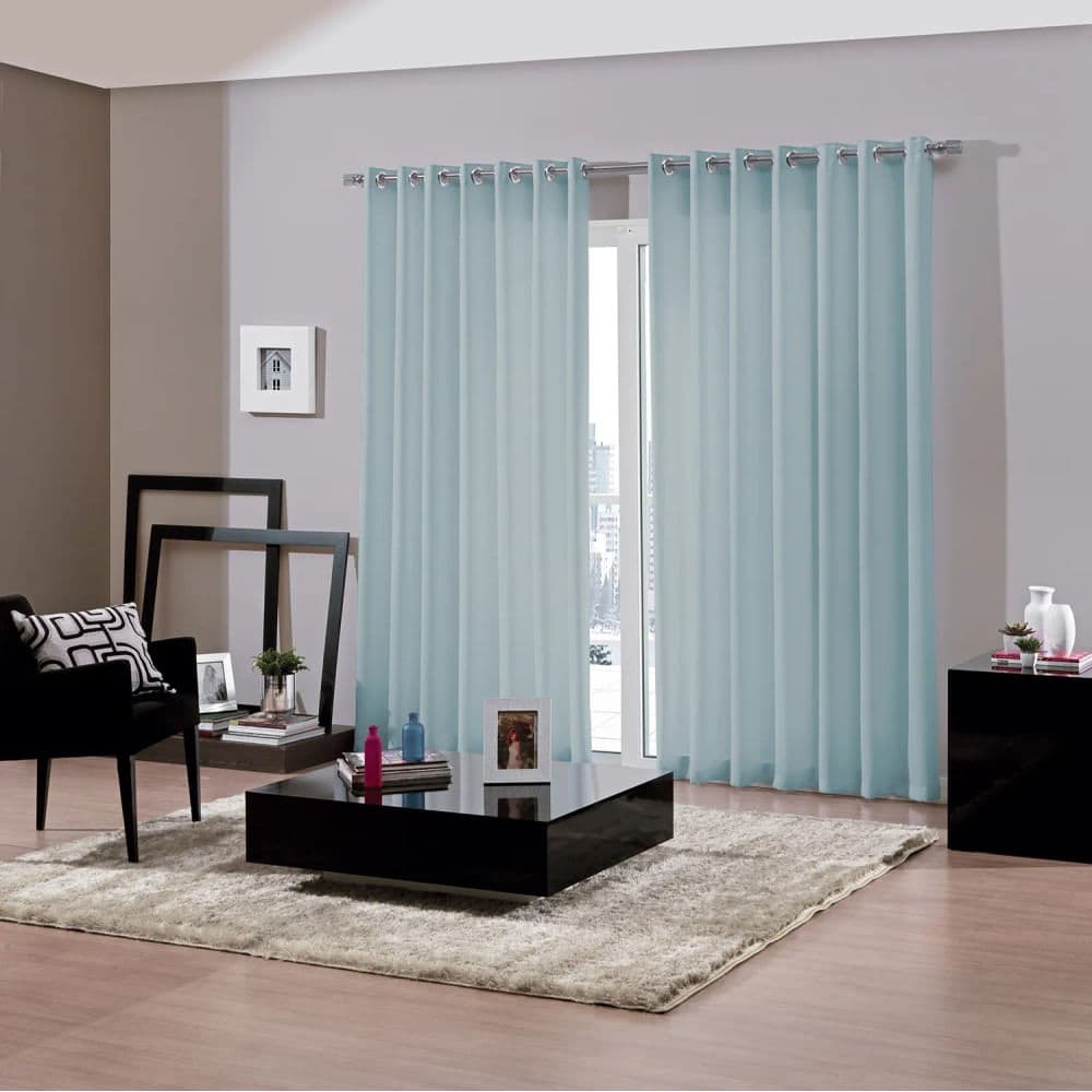 Cortina Duplex Bellini 3x2,3m Bruma - Bella Janela