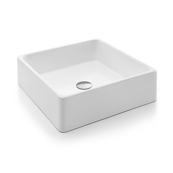 Cuba de Apoio Quadrado Qd1 39x39x14cm Branco Docol