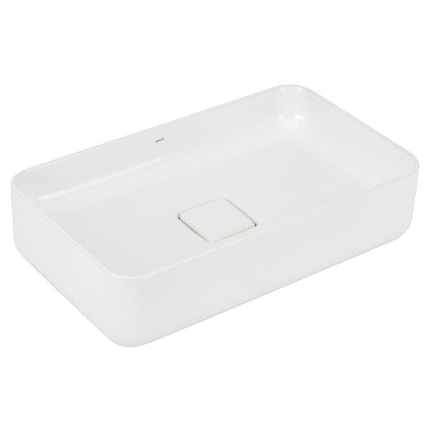Cuba para Banheiro de Apoio Louça Retangular Branca 50x29,5cm Slim Deca