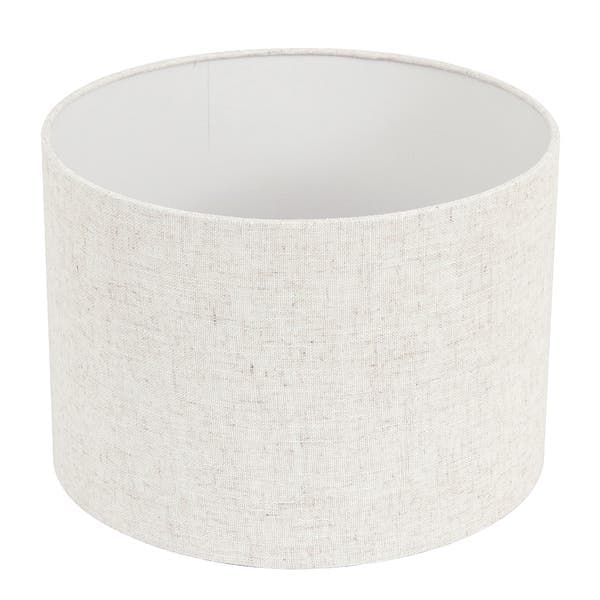 Cúpula Redonda Grande Bege Tecido 26,5x35cm Primor