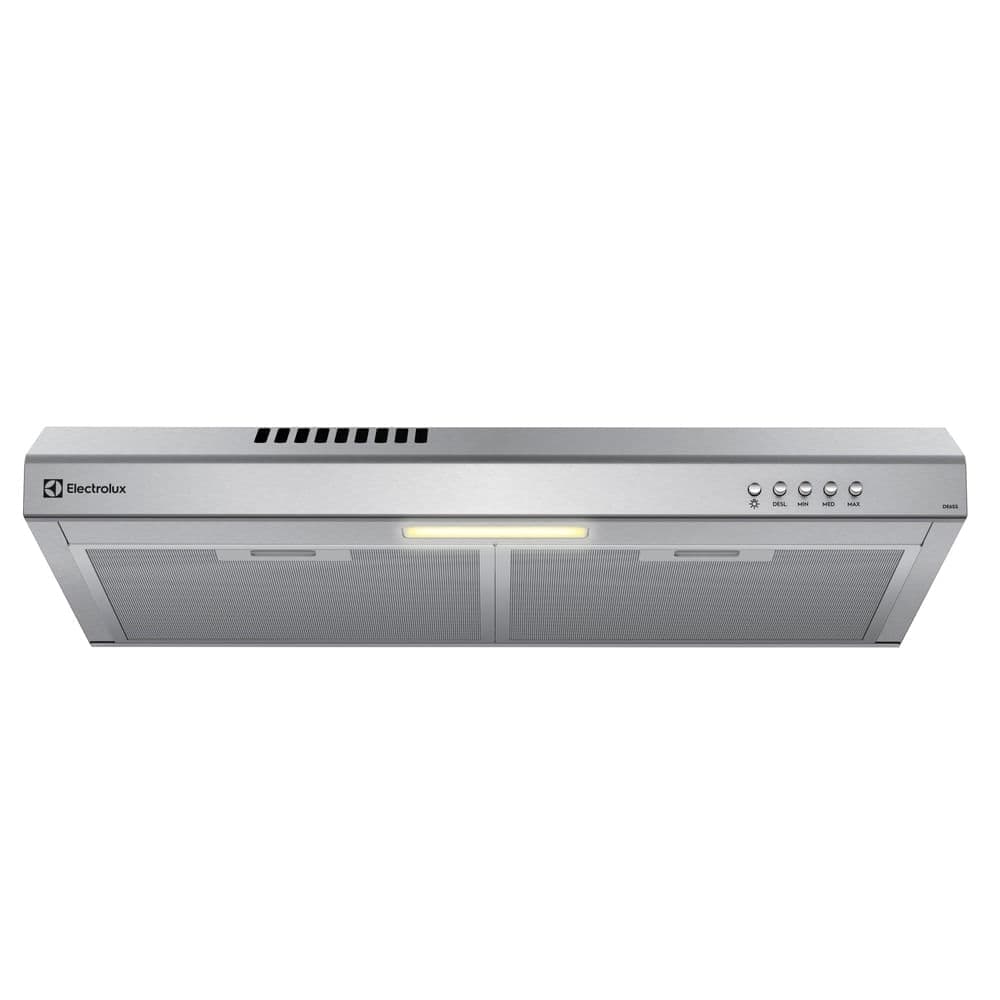 Depurador de Ar Electrolux 60 cm Inox Alto Poder de Sucção, Luz LED e Filtragem Dupla (DE6SS)