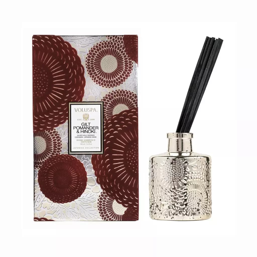 Difusor de Ambiente Gilt Pomander e Hinoki 100ml Voluspa
