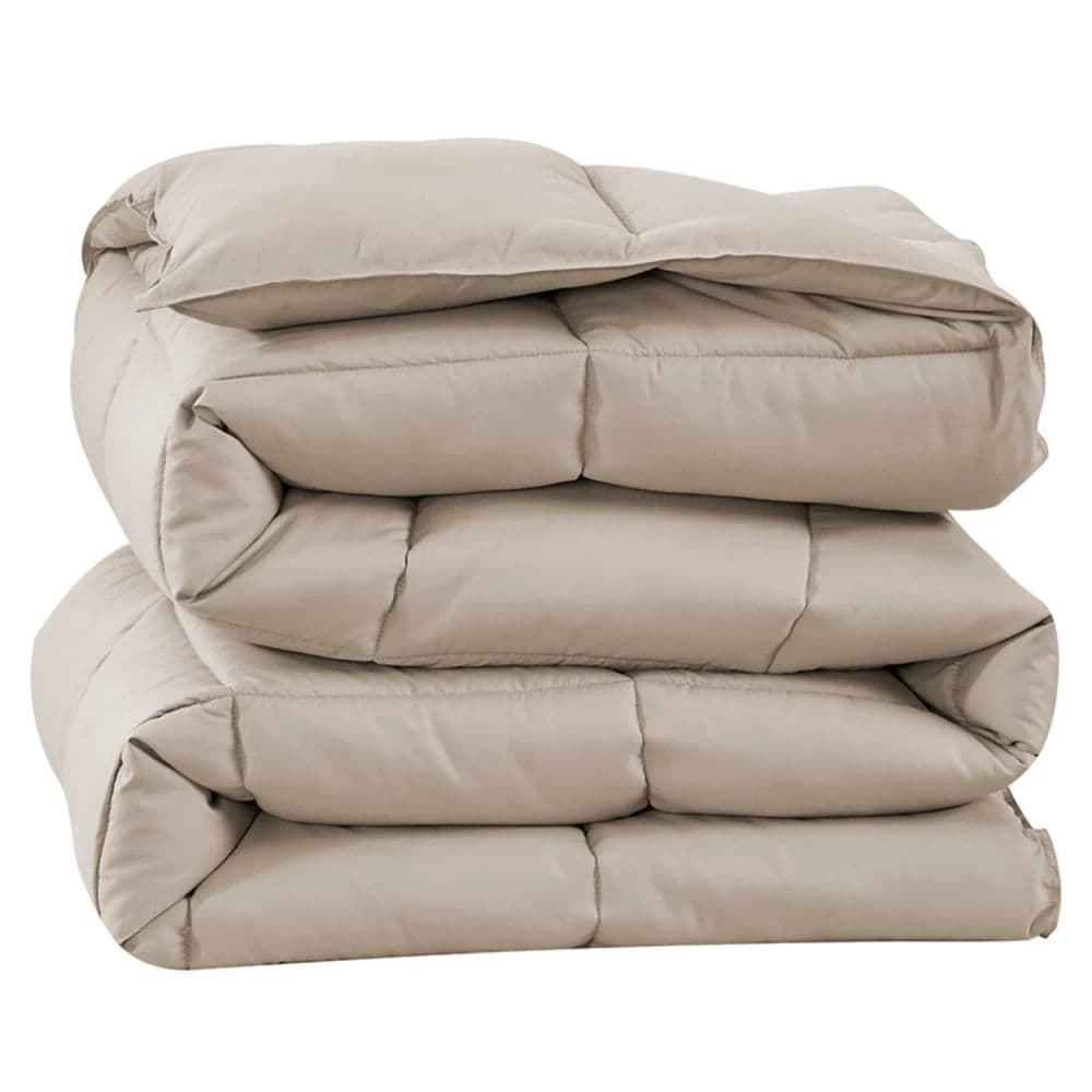 Edredom Solteiro Ecopluma 1,60x2,40m Bege - Camesa
