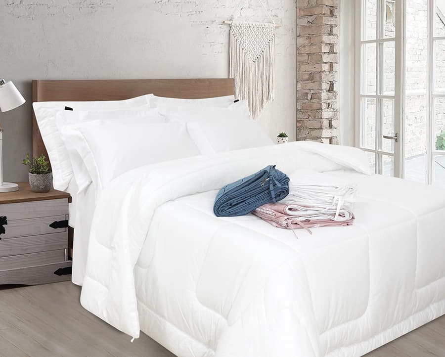 Edredom Zelo Classic para Capa/Duvet Casal - Percal 180 Fios