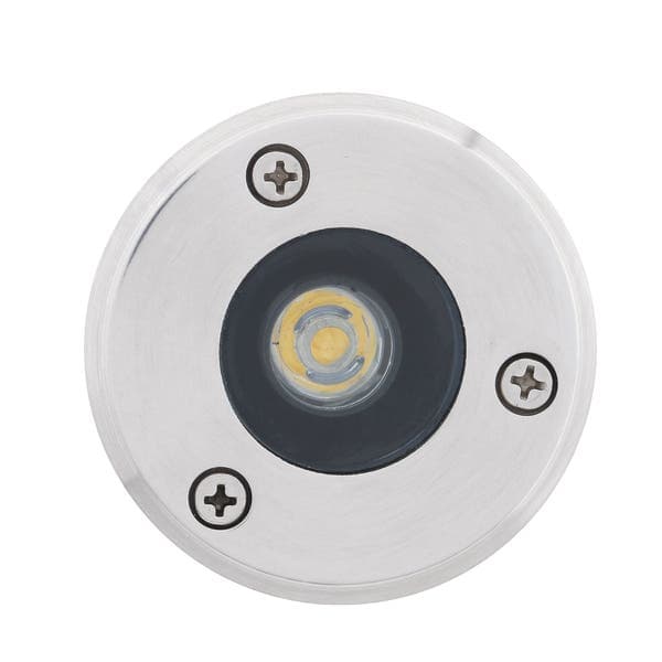 Embutido LED Externo de Chão 1W Luz Amarela IP65 Gaya