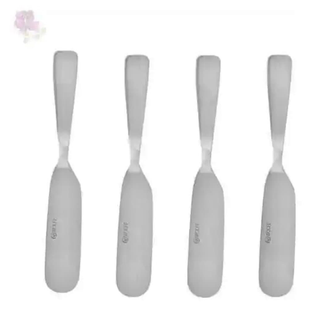 Espatula de Aco Inox Dourado 4 Unidades