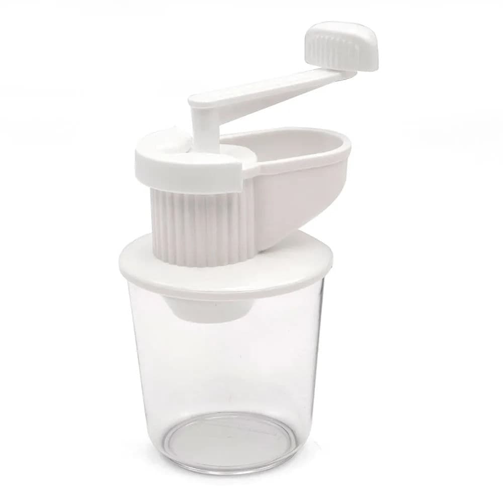 Espremedor de Alho e Ralador 18cm Branco - Hudson