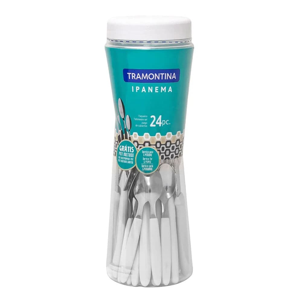 Faqueiro Tramontina 24 Peças Ipanema Branco