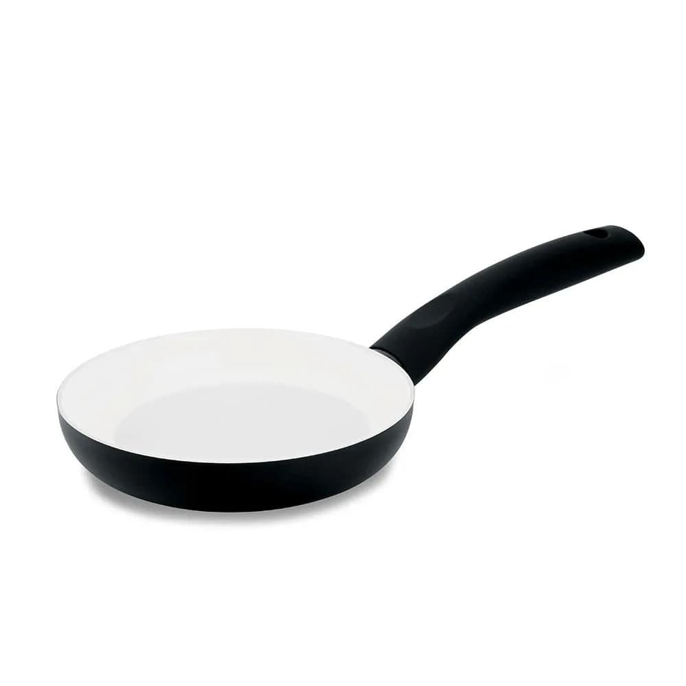 Frigideira com Revestimento Cerâmico Hércules 18cm Preta - Hércules
