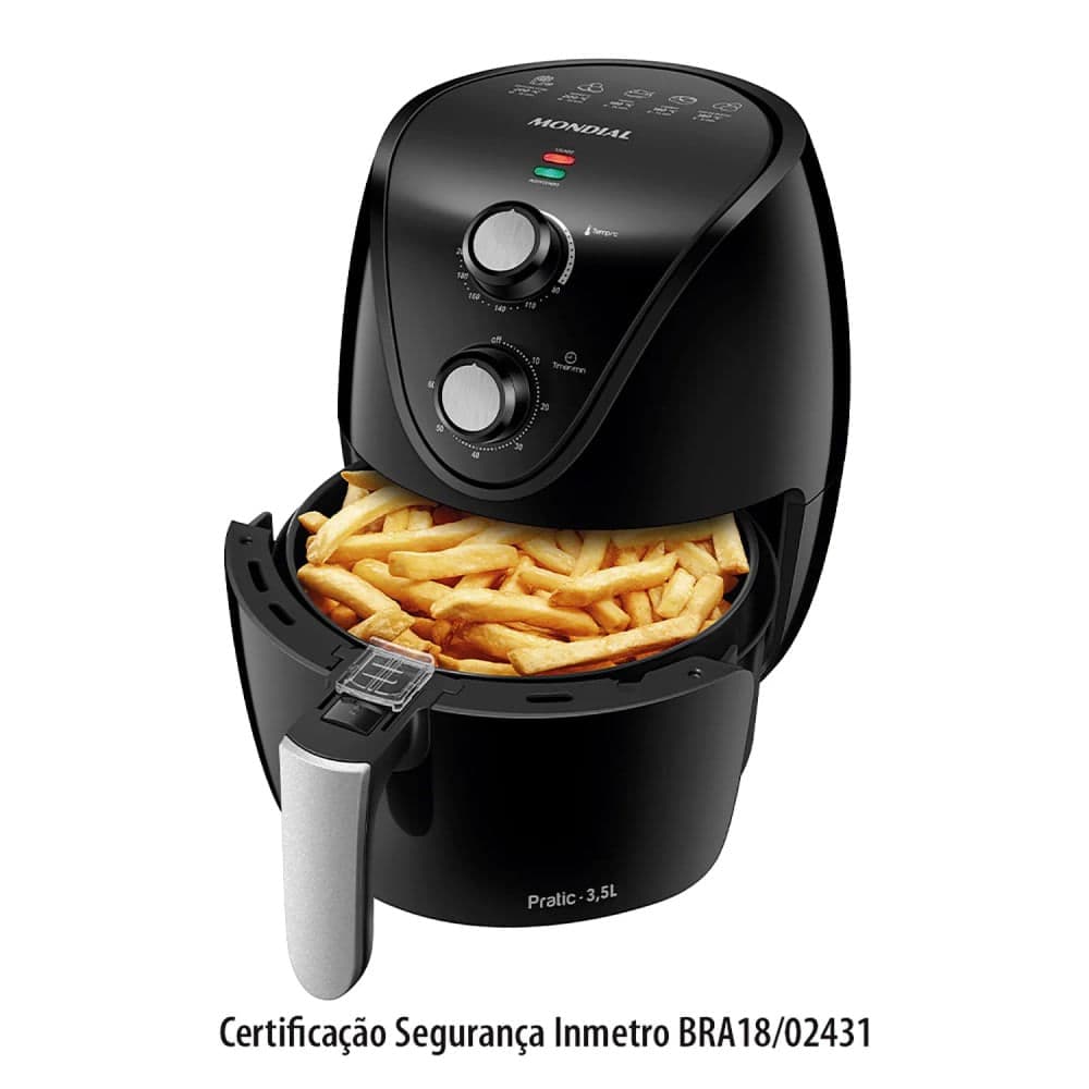 Fritadeira Air Fryer Elétrica 3,5l New Pratic - Modial