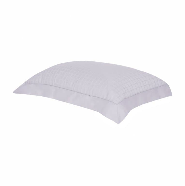 Fronha Damask Square 300 Fios Buddemeyer Bege Palha 50 x 70 cm