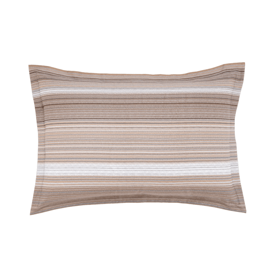 Fronha Metastripe 300 Fios Algodão Orgânico Boss Home 50 x 70 cm