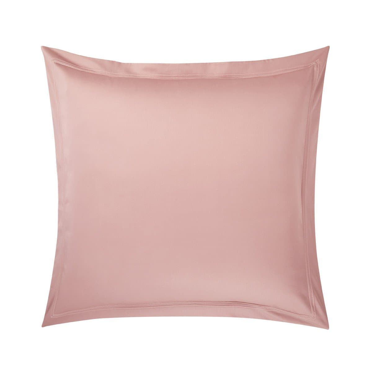 Fronha Triomphe 300 Fios Algodão Orgânico Yves Delorme Rosa Chá 65x65cm