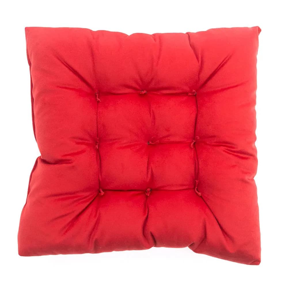 Futon Suede Vermelho 40x40cm - Shelter