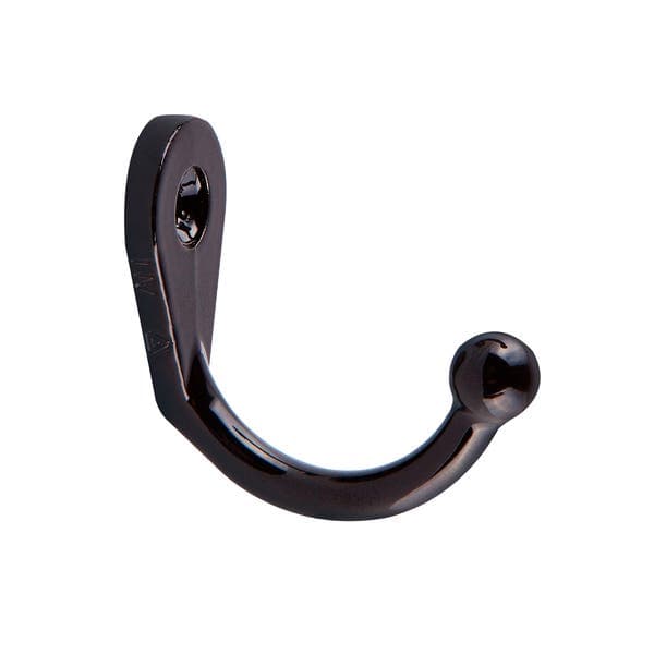 Gancho Zamac 3,1x1,3x3,1cm Preto Fosco Aliança