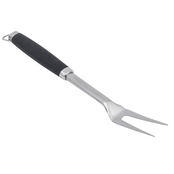 Garfo Trinchante para Churrasco em Aço Inox|Plástico Naterial