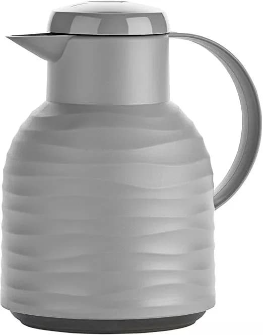 Garrafa Térmica Wave Samba Cinza 1 Litro - Emsa