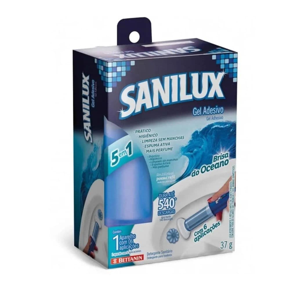 Gel Sanitário Sanilux Brisa do Oceano 6 Aplicações - Bettanin