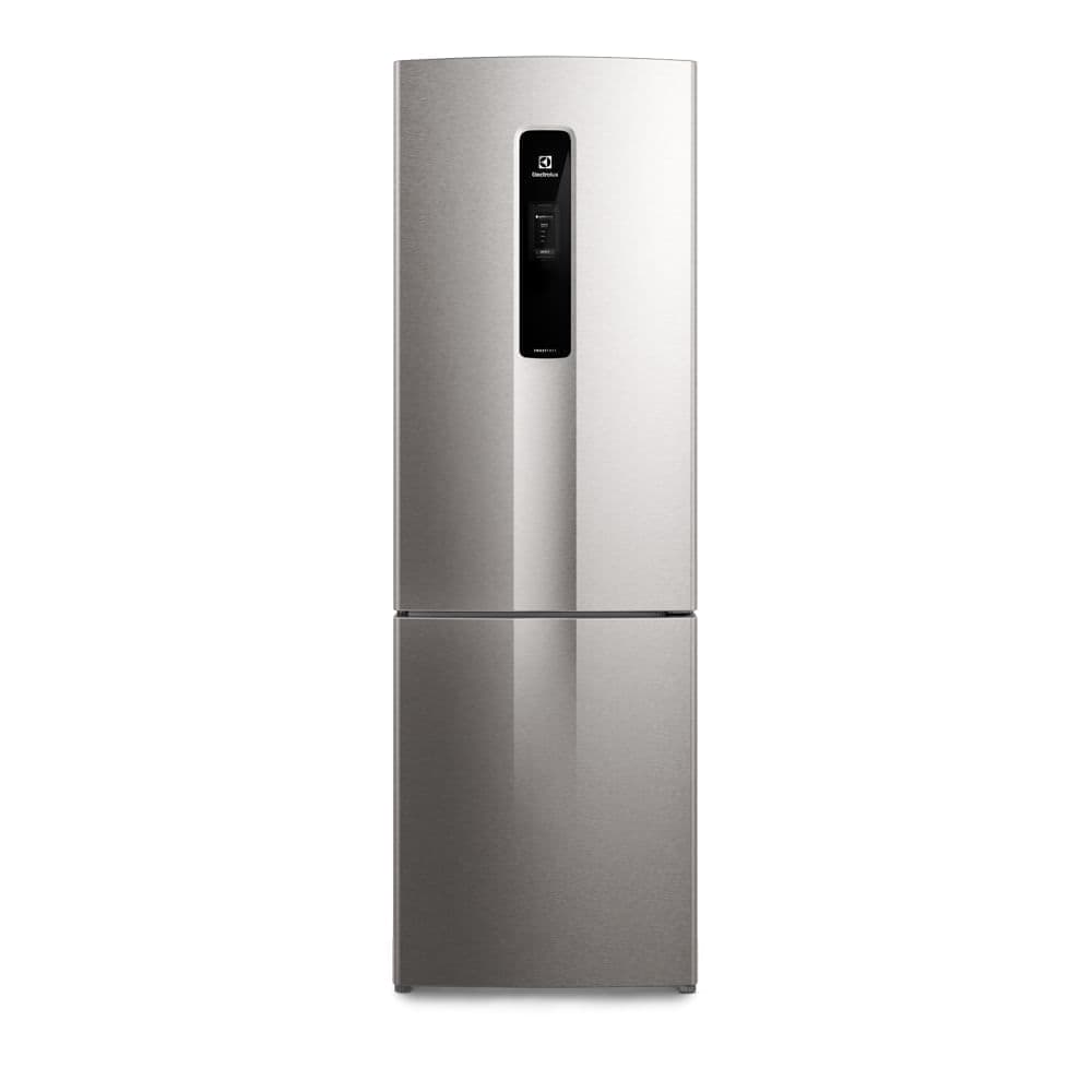 Geladeira Electrolux Frost Free Inverter 400L Efficient AutoSense e Rapid Freeze Inverse Inox Look (IB6S)