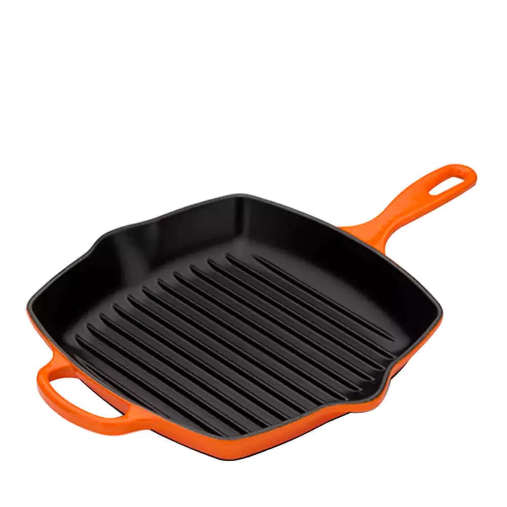 Grelha de Ferro Le Creuset Signature Laranja 26x5,3cm
