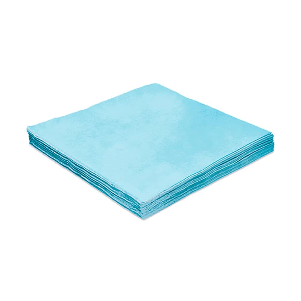 Guardanapo de Papel Folha Dupla 25cm Azul Bebê - Silver Plastic