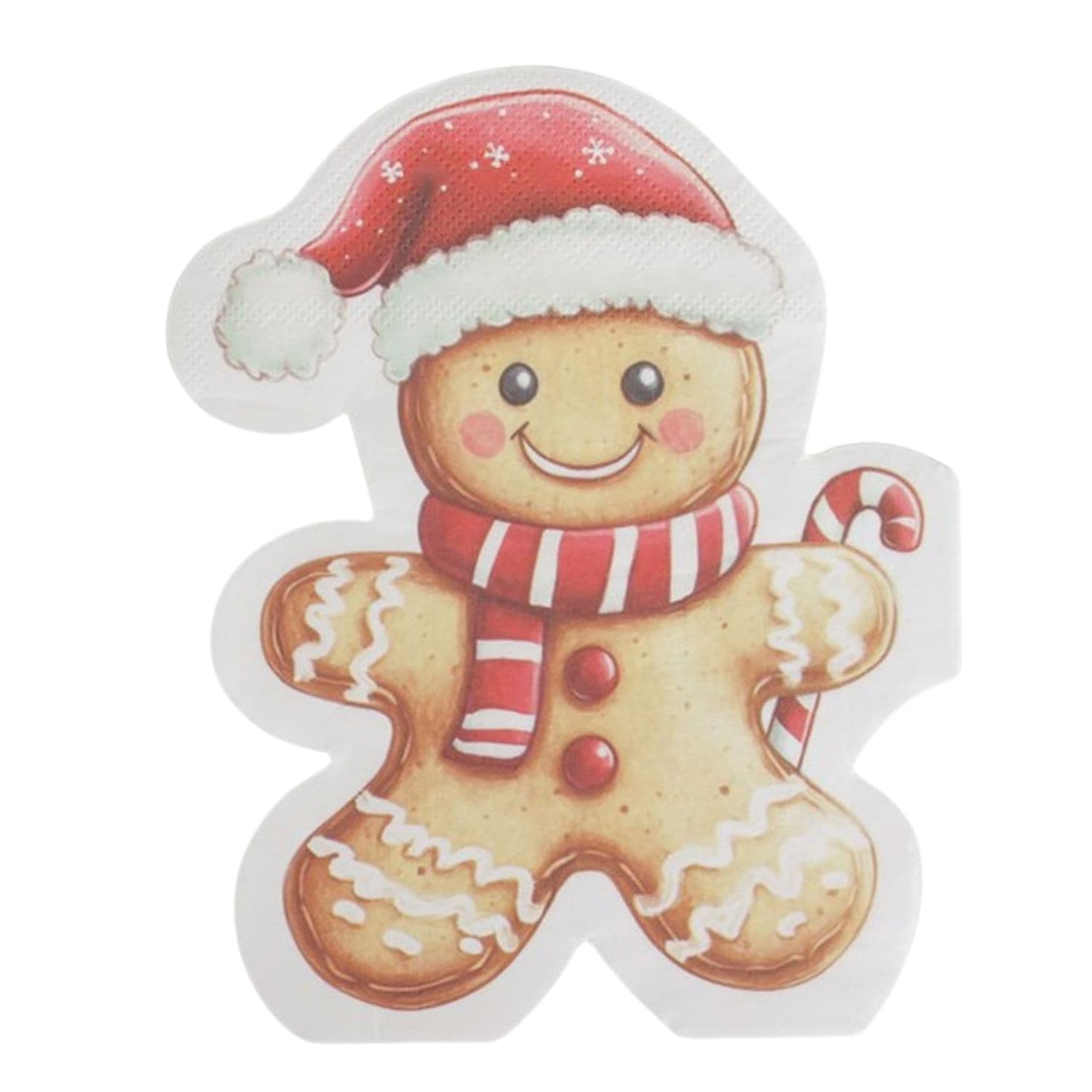 Guardanapo de Papel Natal Ginger Bread 14x16cm - Hub.me