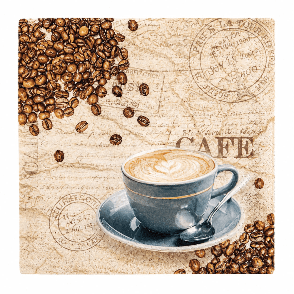 Guardanapo Papel Cafe 33x33 20 Folhas