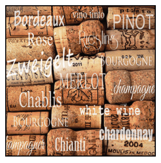 Guardanapo Papel Wine Corks 33x33 20 Folhas - Ambiente
