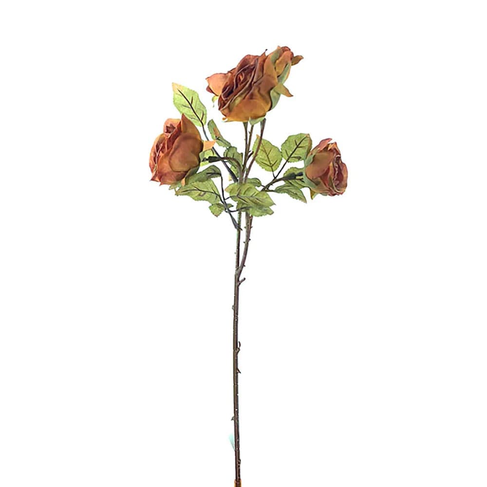 Haste Rosa Spray Outonada Salmão 43cm - Bela Flor