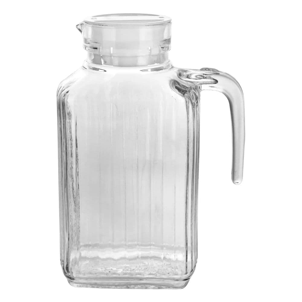 Jarra de Vidro com Tampa Branca 1,6l - L Hermitage