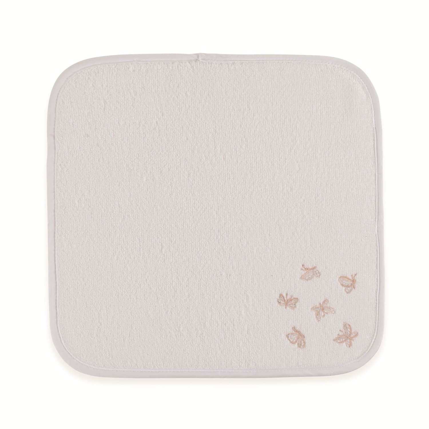 Jogo 03 Peças Fralda de Boca Bambini Felice Trussardi Branco 40cm x 40cm