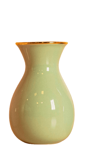 Jogo 4 Mini Vasos de Mesa Maria Manu Fisch Verde