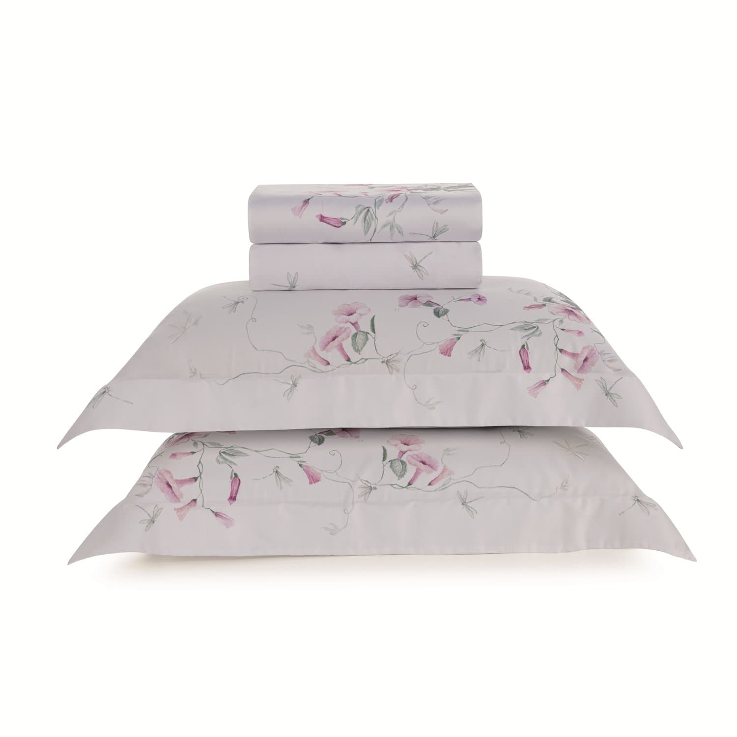 Jogo Cama Casal Petunia 300 Fios Trussardi Estampado 220cm x 280cm