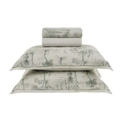 Jogo Cama Super King Montes 300 Fios Egipcío 2,90 x 2,60 m