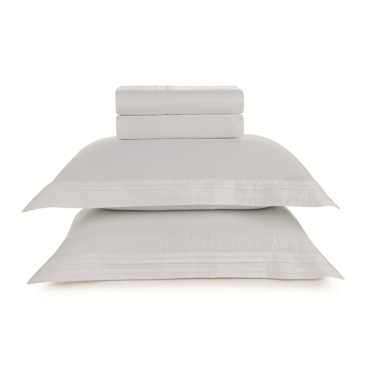 Jogo Cama Super King Naxos 400 Fios Trussardi Branco 280cm x 280cm