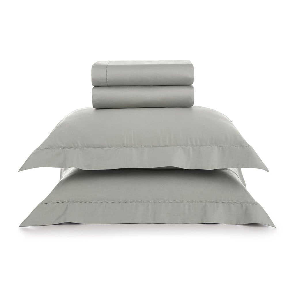 Jogo Cama Super King Oasis 300 Fios Karsten Prata