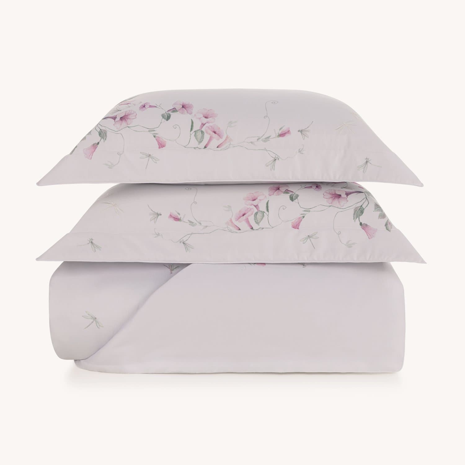Jogo Colcha Casal Petunia 300 Fios Trussardi Estampado 240cm x 280cm