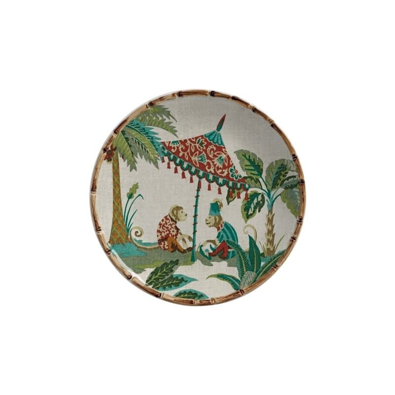 Jogo de 06 Pratos de Sobremesa Tamarin Maison Blanche 20 CM