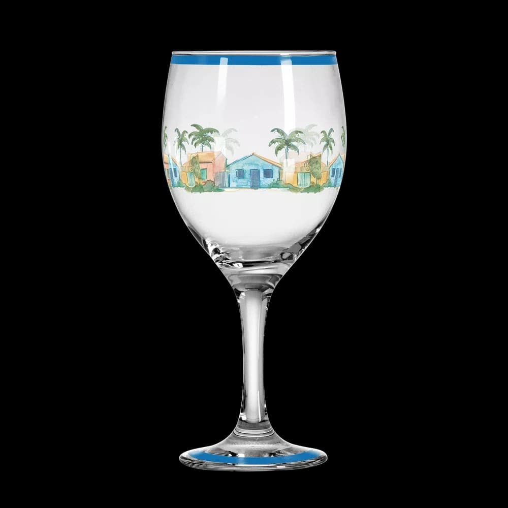 Jogo de 06 Taças De Água Brisas Da Bahia Maison Blanche 590 ml