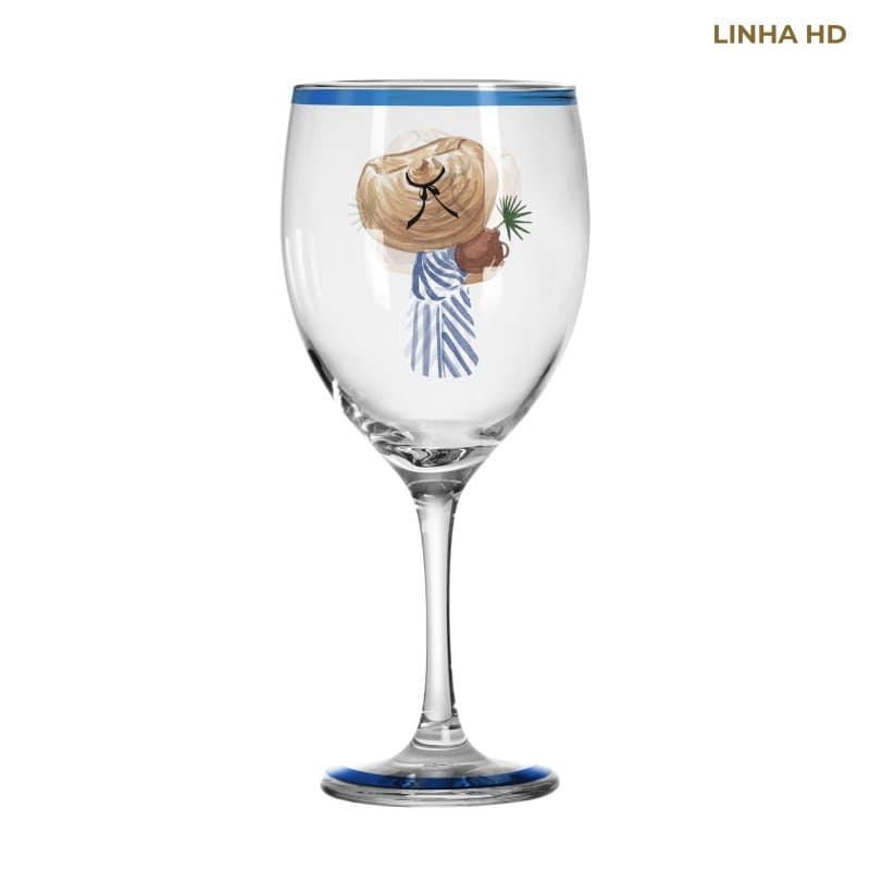 Jogo de 06 Taças De Água Le Club Grecia Maison Blanche 590 ml