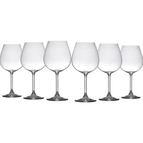 Jogo de 6 Taças de Cristal Para Degustação Gastro Colibri Bohemia 650 ml