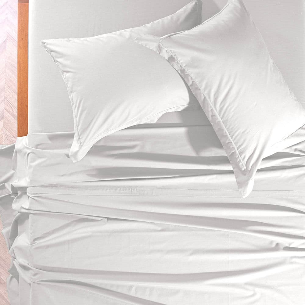 Jogo de Cama Casal 200 Fios 100% Algodão Ivy Branco