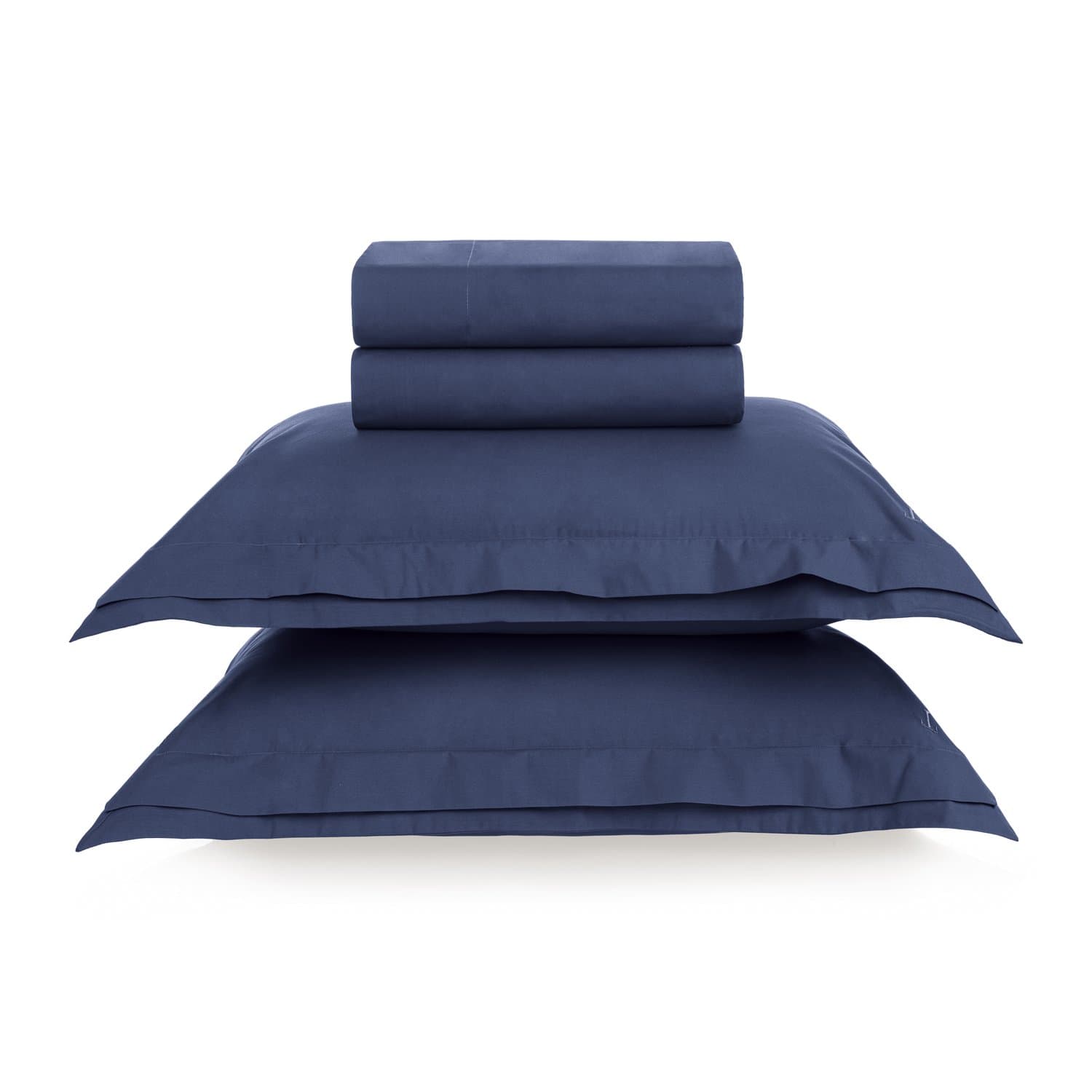 Jogo De Cama Casal Novoli 200 Fios Trussardi 2,20 x 2,60 m Marinho
