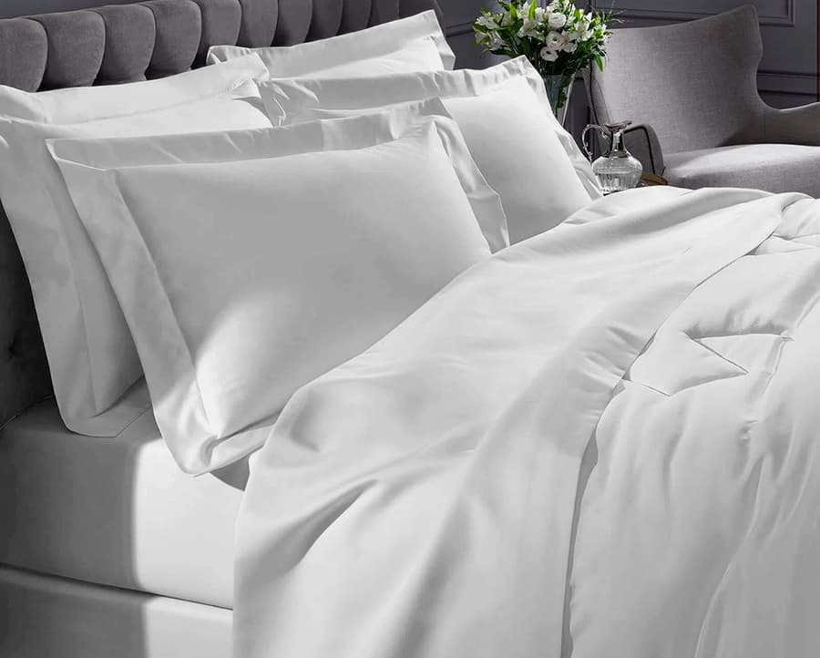 Jogo de Cama Luxo King - Percal 1000 Fios - Buettner