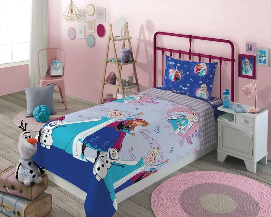Jogo de Cama Microfibra Lepper Juvenil - Frozen